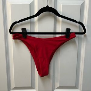 Shein red bikini bottoms